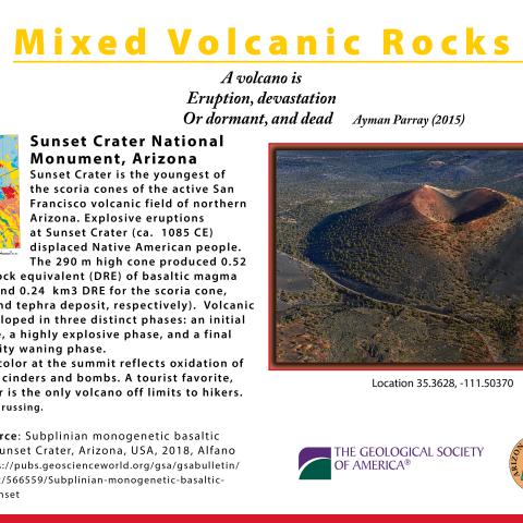 Sunset Crater postcard
