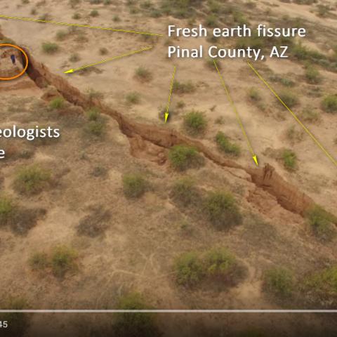 Fissure in Pinal County