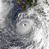 Hurricane Nora encroaching on Baja California, Mexico, and Southwestern U.S.  (Wikipedia CC BY)