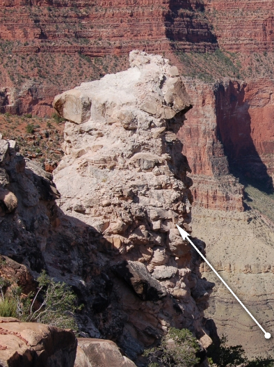 Breccia Pipe in Grand Canyon (B. Gootee)