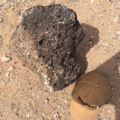 Basaltic cobble