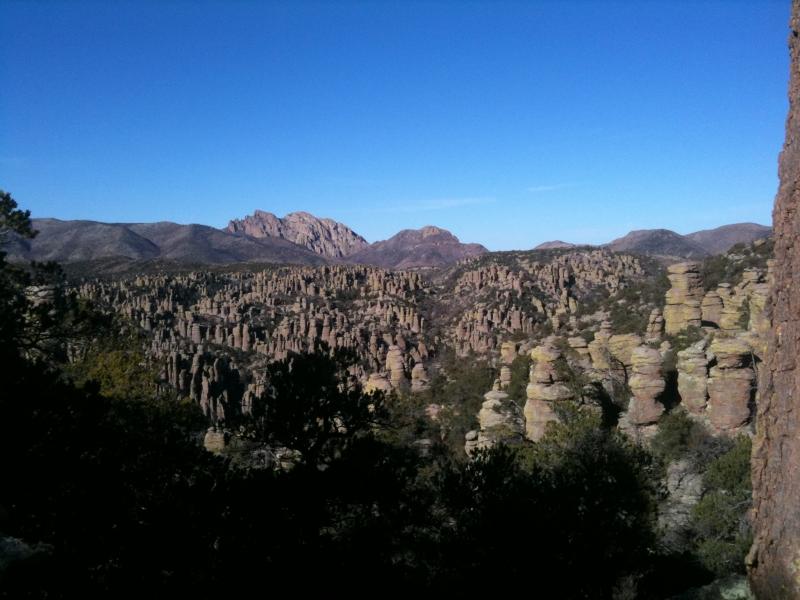 Rhyolite hoodoos in the Chiricahua Mountains
